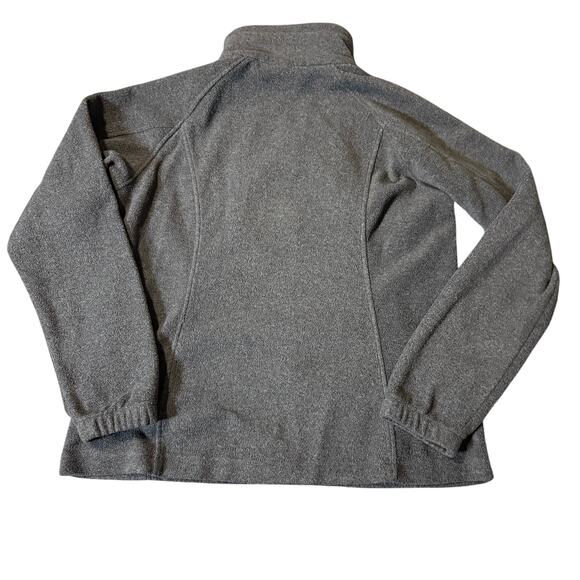 Columbia Benton Springs Fleece Jacket Women Gray Full Zip Outdoor Hiking Medium - Picture 4 of 9
